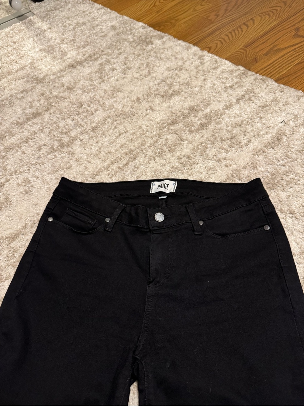 PAIGE Low-Rise Cropped Skinny Jeans